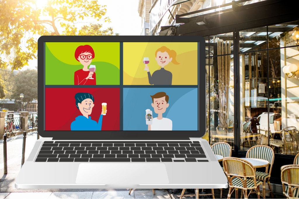 オンラインでノンアル飲み会