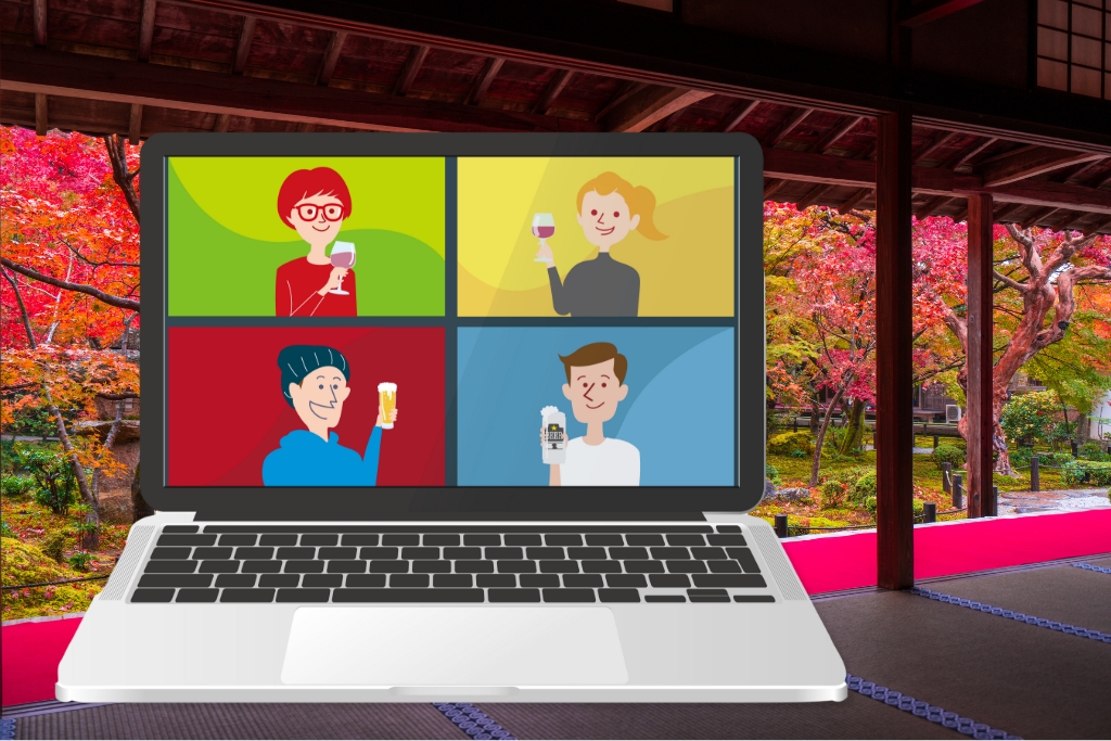 オンラインでノンアル飲み会