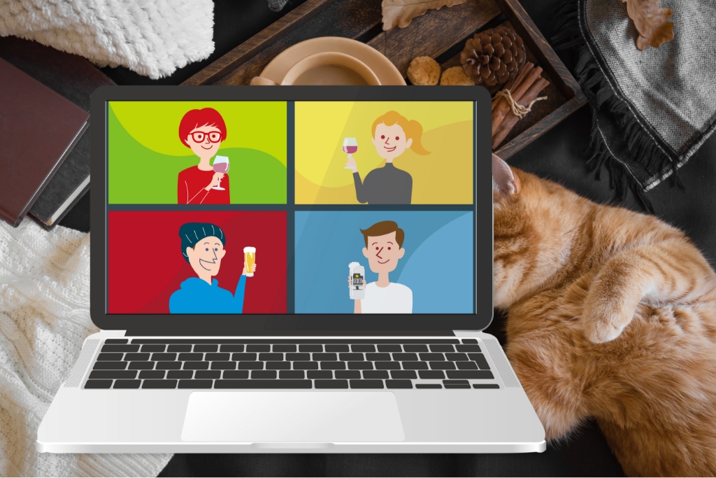 オンラインでノンアル飲み会