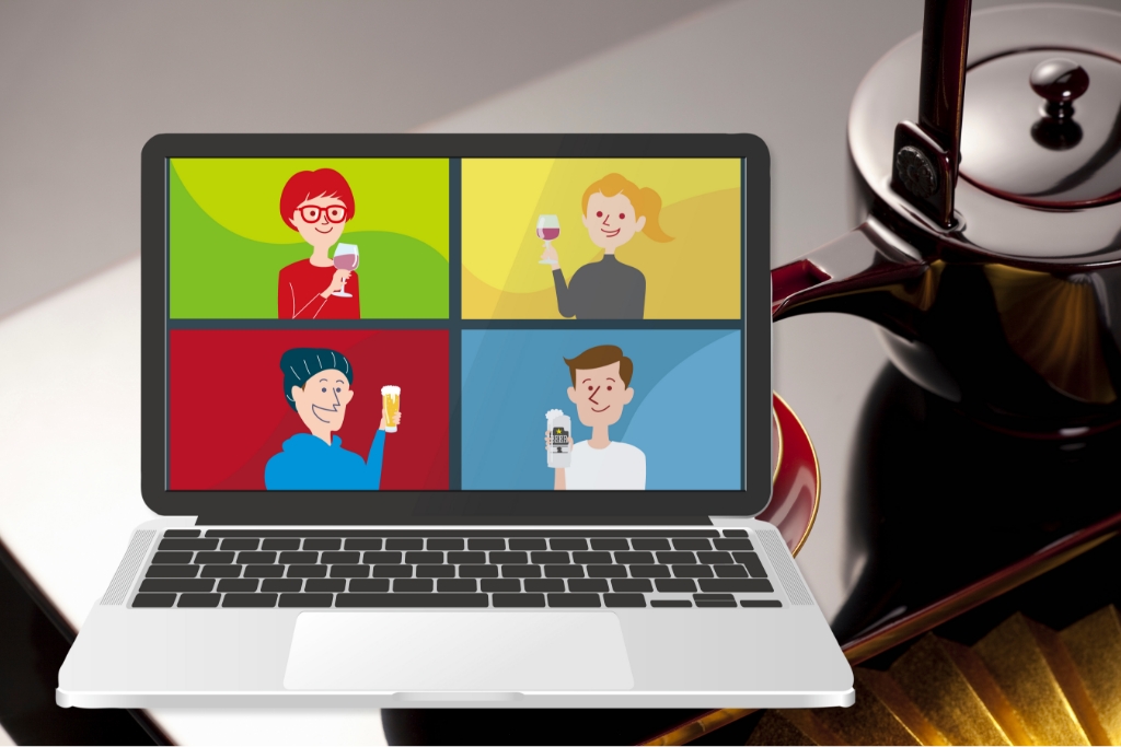 オンラインでノンアル飲み会