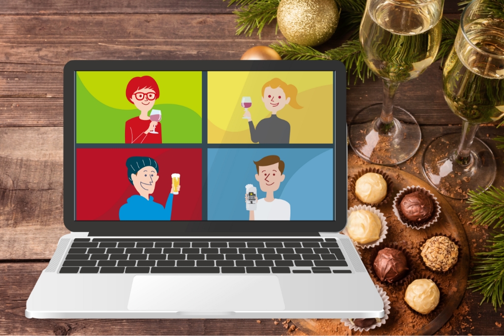 オンラインでノンアル飲み会